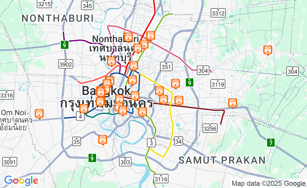 曼谷地图. 点击地图,激活地图功能! google static map