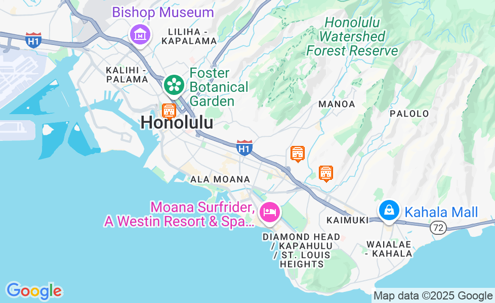 檀香山地图. 点击地图,激活地图功能! google static map